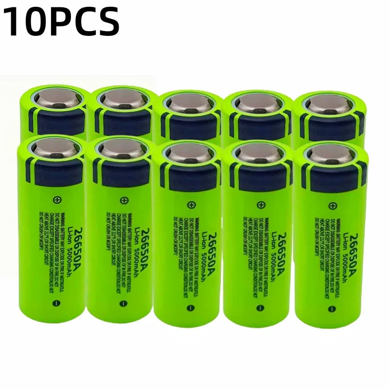 100% brand new,original,high-quality,true capacity 26650A 5000mAh 3.7V lithium-ion rechargeable battery 26650 flashlight