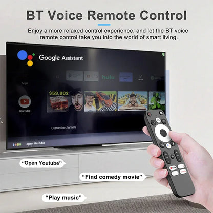 VONTAR Android 12 DQ06 ATV Mini TV Stick Allwinner H618 Quad Core 8K Video 4K@60fps Wifi6 Build in BT Voice Android 12.0 TV BOX