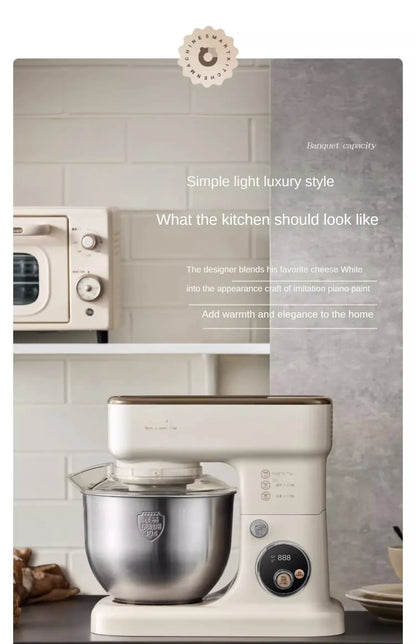 Bear Commercial Stand Mixer Full Automatic Dough Maker with Smart Speed Control Multi Function Flour Mixer Соковижималка Електро