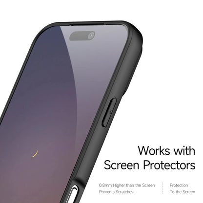 DUX DUCIS Magnetic Phone Case for iPhone 17 Pro Max & iPhone 17 Air Back Stand Cover with Transparent Flowing Lines Design
