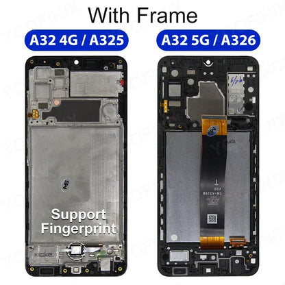 For Samsung Galaxy A32 4G LCD SM-A325F Display Touch Screen Digitizer For Samsung Galaxy A32 5G LCD SM-A326B Replacement