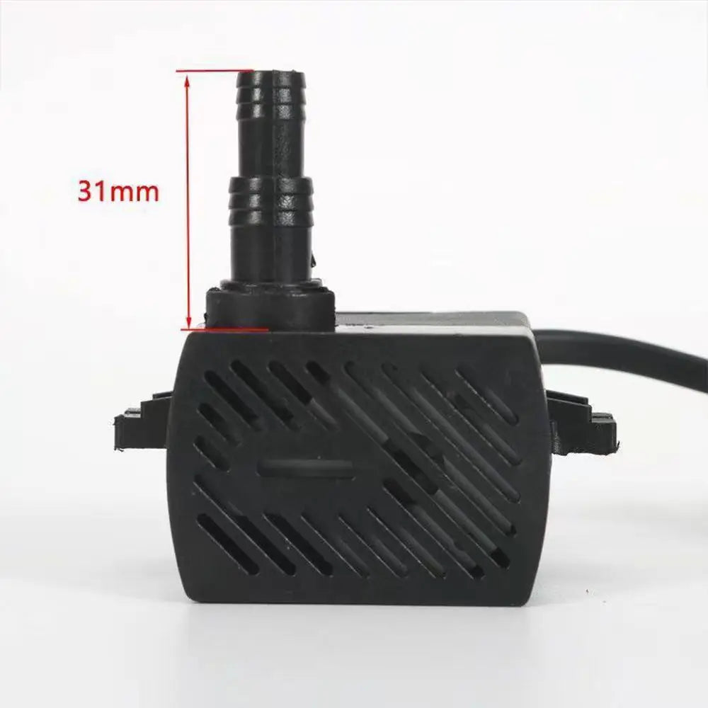 HM-100 Air Conditioning Fan Submersible Pump Universal 220-240VAC 50Hz 8W Cold Fan Pumping Pump Lift: 0.72m Flow Rate: 280L/h