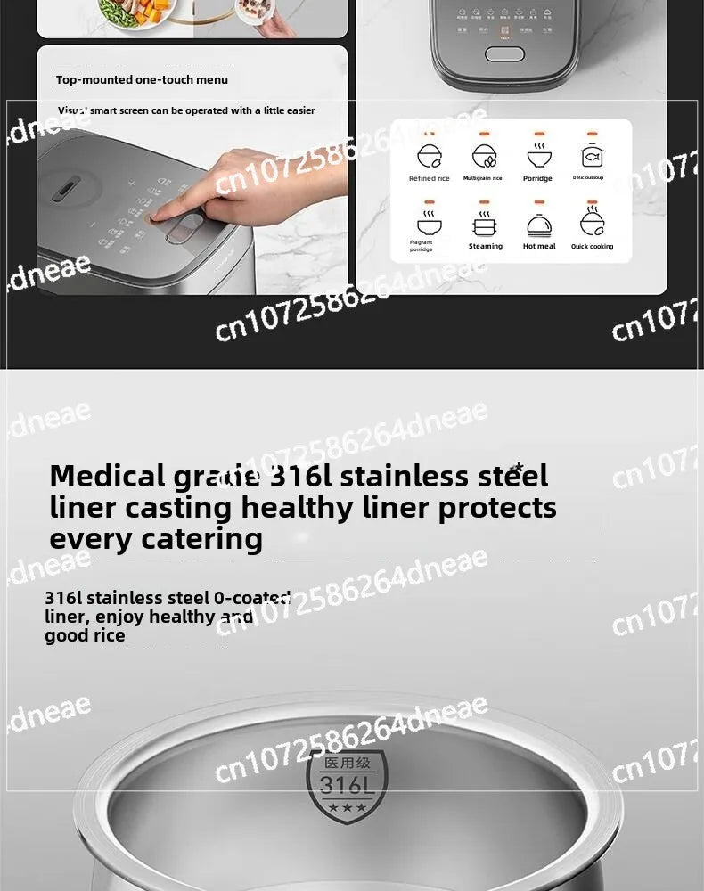 Joyoung Electric Rice Cooker 316  IH Electromagnetic Heating 3L Multi Functional  Intelligent Rice Cooker F-30F315L