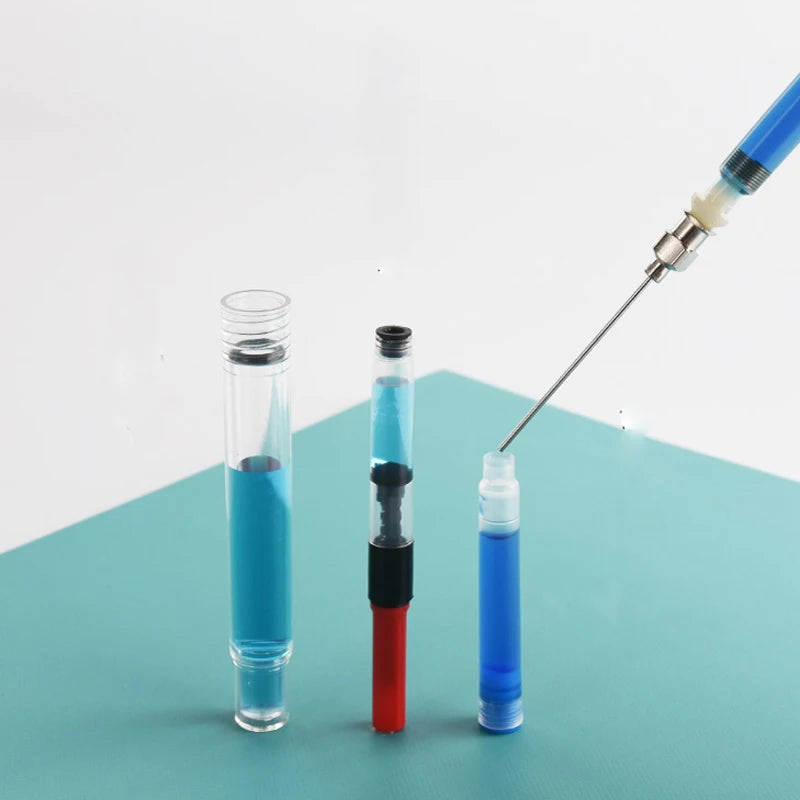 1/ 3 Pcs Fountain Pen Ink Syringe Filler Needle Tip Spring Converter Office Supplies Office School Stationery