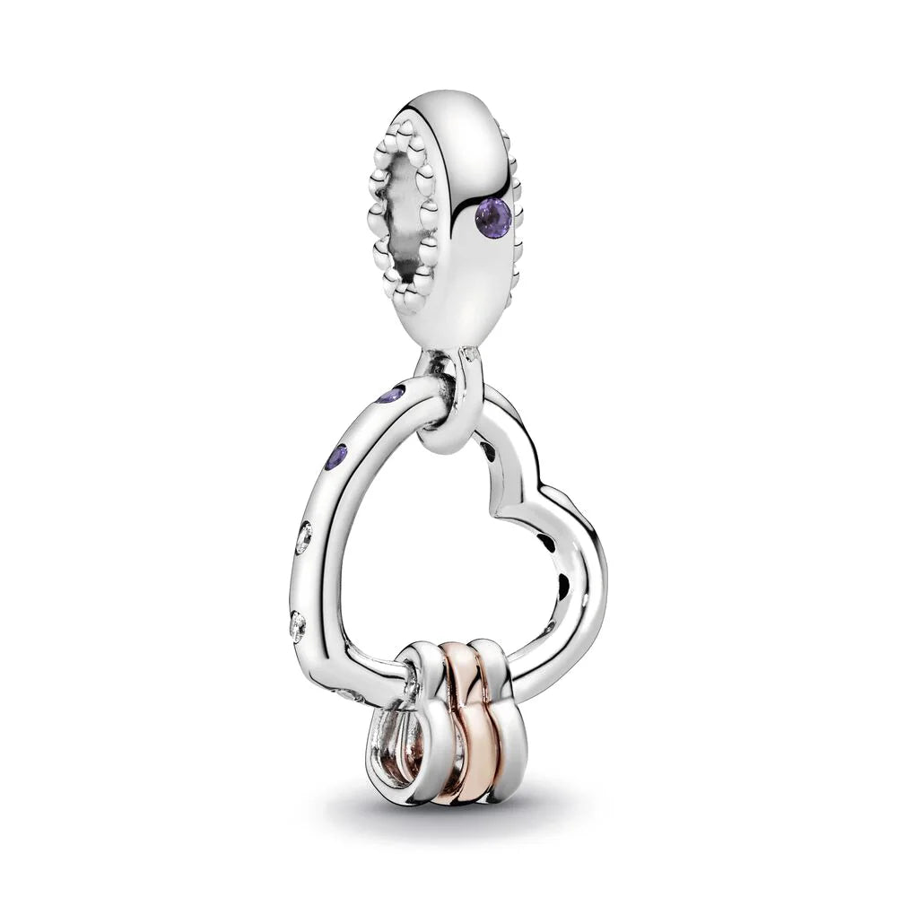 The New 925 Sterling Silver Charm Mother's Day Queen Crown Gift Box Fits Women Jewelry With Original Bracelet Accessories