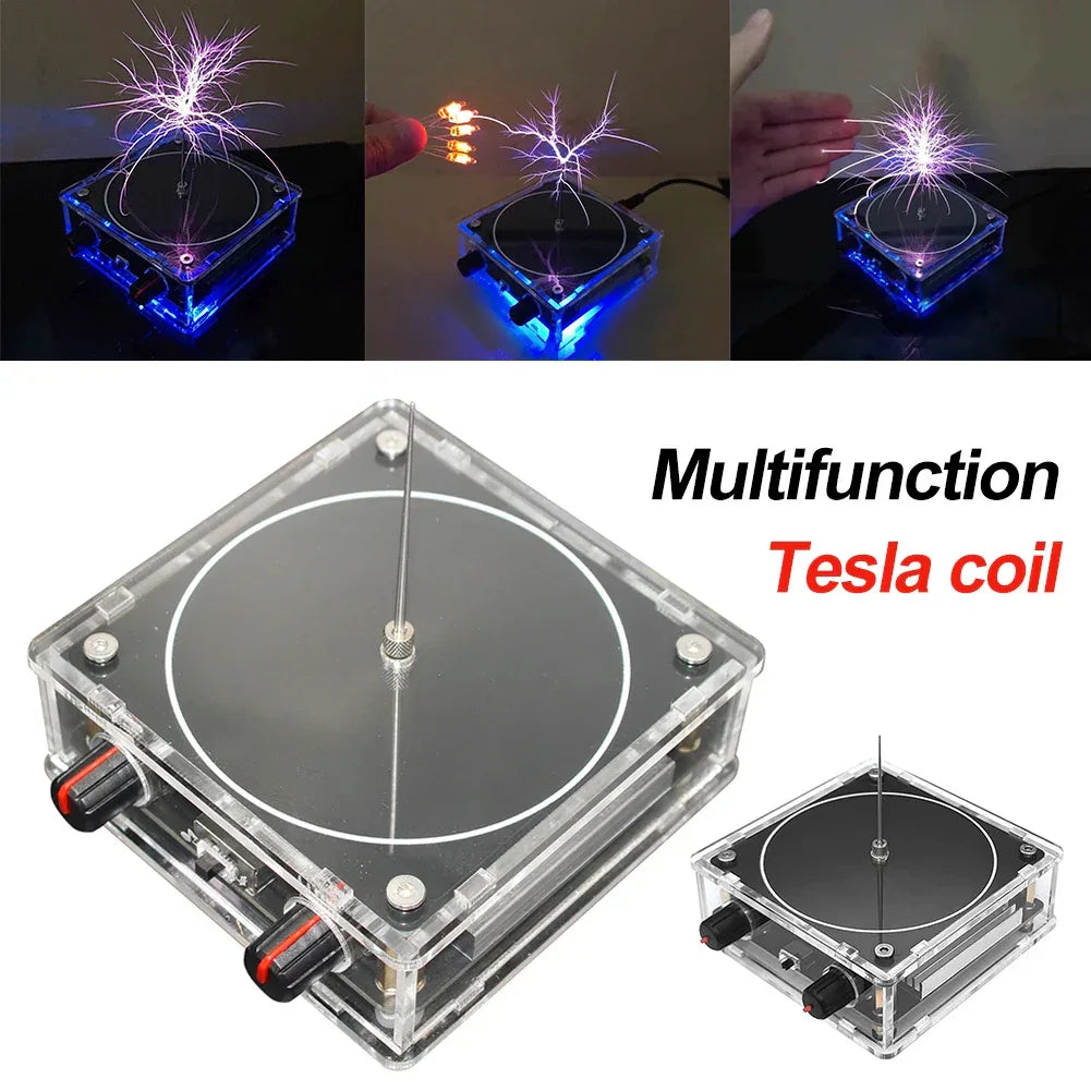 Multi-Function Music for TESLA Coil Speaker Voltage Pulse Electric Arc Generator Bluetooth-Compatible Scientific Experiment Tool