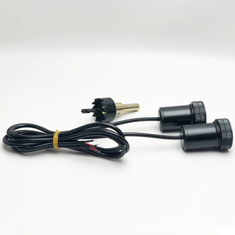 Car Door Welcome Light 12v LED Car Ghost Shadow Light Logo Door Light Projector Ghost Lights For Ford Mustang Hummer Mitsubishi