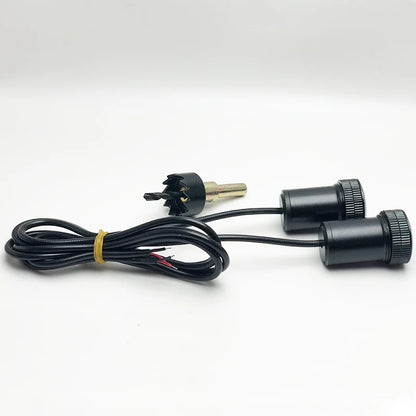 Car Door Welcome Light 12v LED Car Ghost Shadow Light Logo Door Light Projector Ghost Lights For Ford Mustang Hummer Mitsubishi