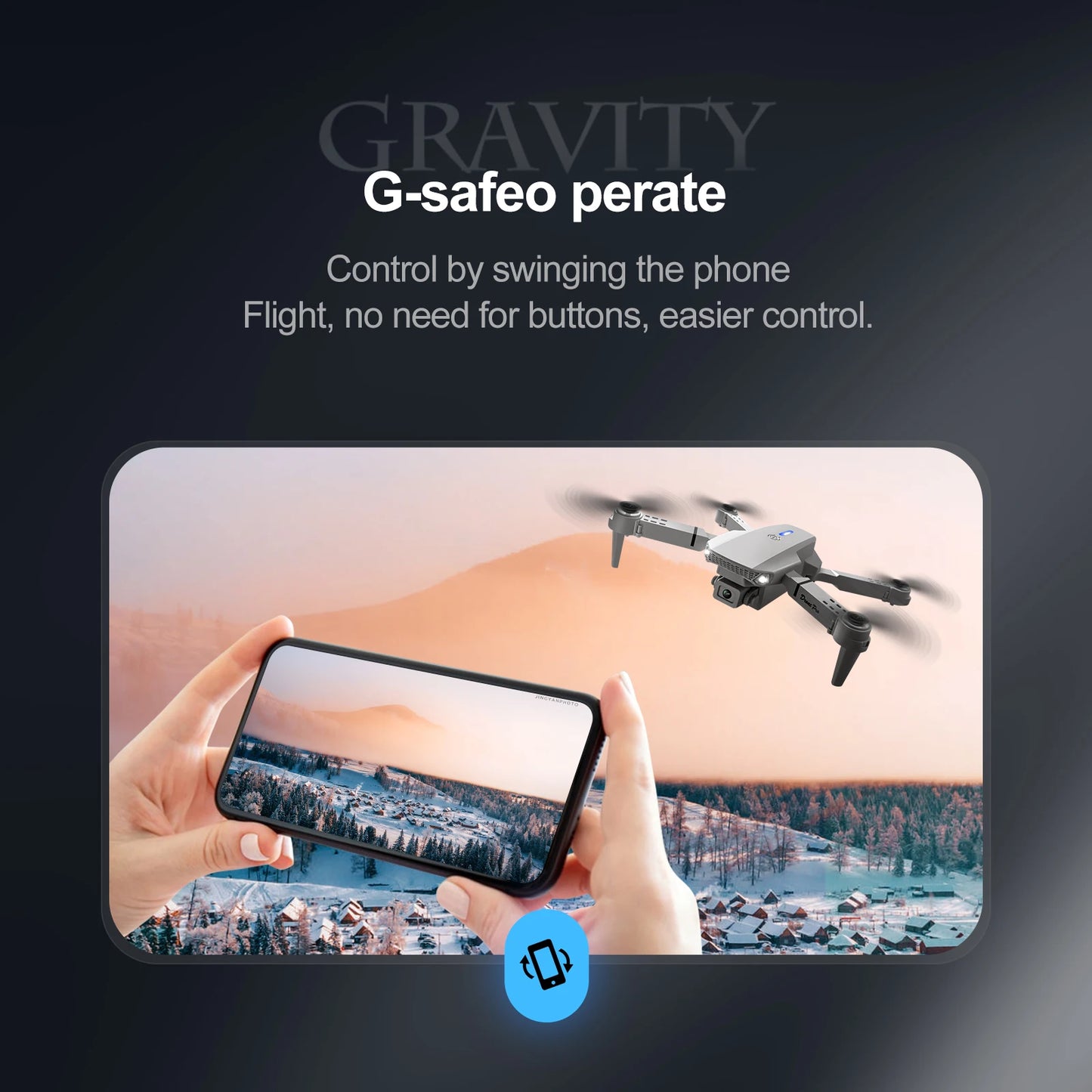 New E88 E99 Drone Remote Control with Screen Dual Camera Optical Flow Localization 2.4G RC Quadcopter One-button Take-off Drones