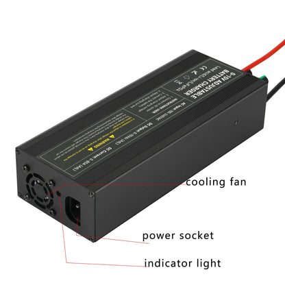 Portable 12V100A Lifepo4 Battery Charger 40A 50A Lithium Battery Charger 60A 85A with Adjustable Voltage and Current Anderson