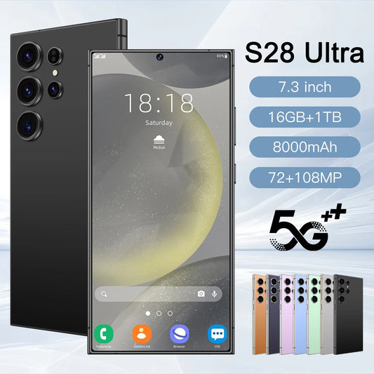 2026 Hot High Quality S28 Ultra Original Intelligent 4G 5G Dual Card Dual Standby System Global Version 8000mAh Battery Arrival