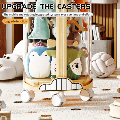 Extra Large Toy Storage Bucket Organize Home Plush Toys Neatly Sunglasses Smiley Design Top Can Place Figurines