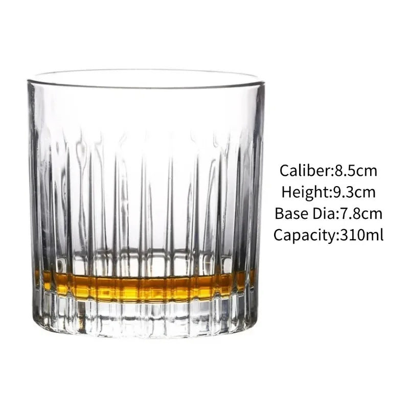 Whiskey Glasses,Engraved Whiskey Glass,Old Fashioned Whiskey Glasses,Classical Scotch Glasses,Perfect Gift for Scotch Lovers