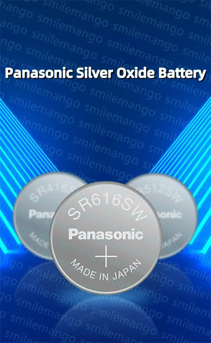 Panasonic 2-50PCS SR616SW 1.55V Watch Battery 321 D321 GP321 Longines Rossini Armani quartz Silver oxide Button Cell