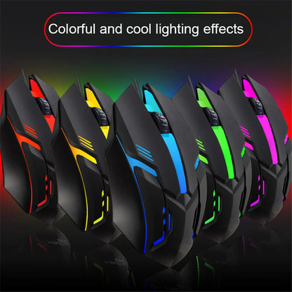 USB Wired Gaming Mouse 5000 DPI 3 Buttons Silent Mause Backlit Professional Gamer Mice Ergonomic Computer Mouse For PC Laptop