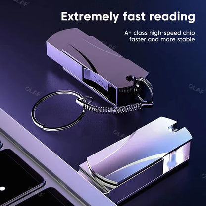 USB 3.0 Flash Drive 512GB 1T 2T Hihg Speed Pen drive Pendrive Waterproof Memory Stick Pen Drive Flash U Disk gifts 256GB