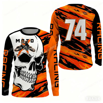 2026 New 3D Printed Mountain Bike Sports T Shirt Off Road Long Sleeve Motorcycle Sportswear Quick Dry Fabric for Race Cycling