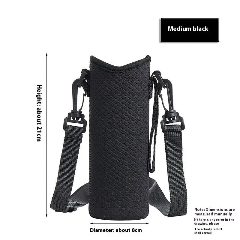 Portable Water Bottle Cover Insulated Bag Portable With Strap Water Bottle Case Cup Sleeve Vacuum Cup Sleeve Camping Accessories