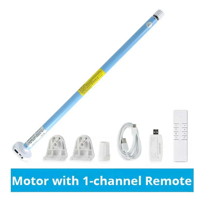 Zemismart WiFi Electric Roller Shade Motor for 17mm 25mm 28mm Tube Built-in Battery Work with Tuya Alexa Google Home Alice Voice