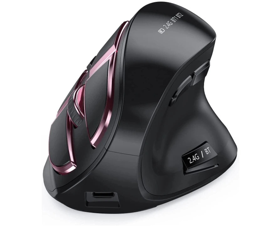 Bluetooth Vertical Wireless Mouse for Tablet Laptop Notebok Rechargeable USB Wireless Mouse Ergonomics Right Hand