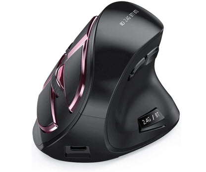Bluetooth Vertical Wireless Mouse for Tablet Laptop Notebok Rechargeable USB Wireless Mouse Ergonomics Right Hand