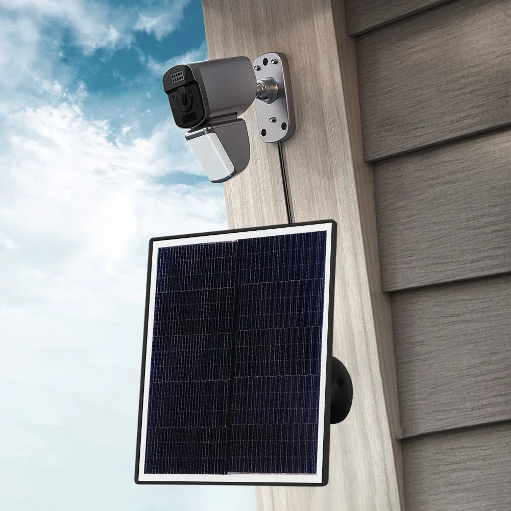 6W 5V Solar Panel Charger Shingled Solar Panel 24% Efficiency Micro USB & USB-C Port Solar Cell Panel for Phone iPad Outdoor Use