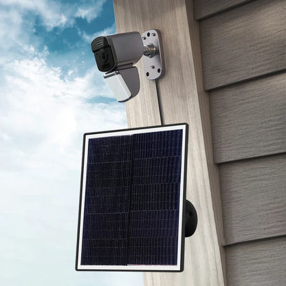 6W 5V Solar Panel Charger Shingled Solar Panel 24% Efficiency Micro USB & USB-C Port Solar Cell Panel for Phone iPad Outdoor Use