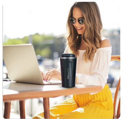 Stainless Steel Smart Coffee Tumbler Thermos Cup with Intelligent Temperature Display Portable Travel Mug 380ml 510ml