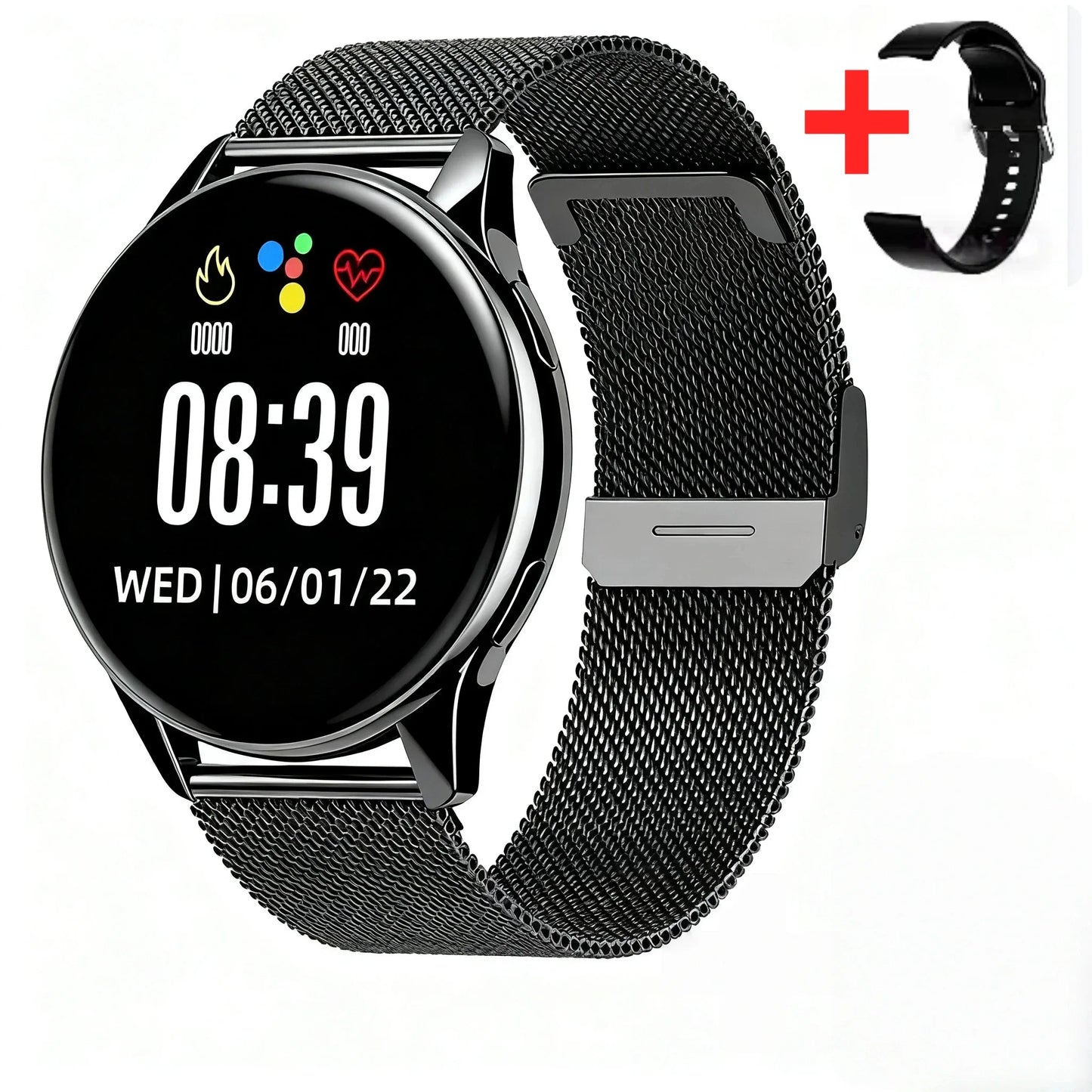 HOMEFISH Smart Watch Wireless Calling Multiple Sports Modes Music Player Health Tracking DIY Watch Faces Android iOS