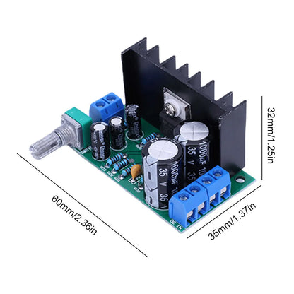 TDA2050 Mono Audio Power Amplifier Board 1-2A Stereo Amplifier Board 10-100W Audio Amplifier Output Module DC/AC 12-24V