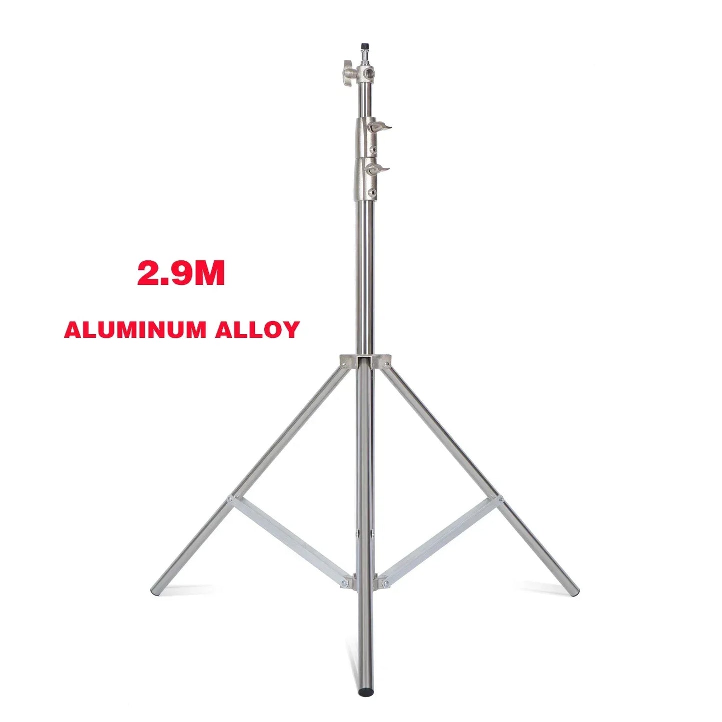 290cm Air Pressure Tripod Bearing 10kg for Camera Stainless Steel Light Stand For Ring Light Live Youtube and Photography Soft