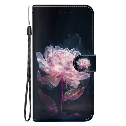For Xiaomi Redmi 13 Case Solid Color Leather Flip Phone Case for Xaomi Redmi 13 Cover Redmi13 13C 5G Wallet Card Slots Etui