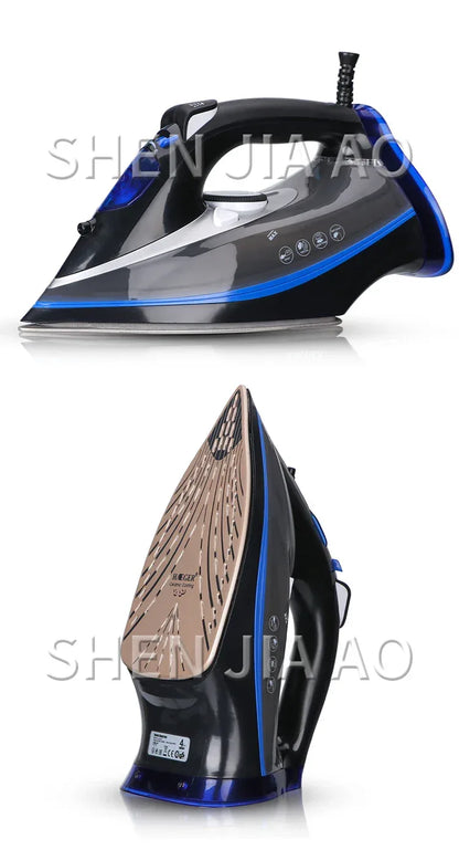 Electric Steam Iron Home Appliance Handheld Cloth Iron for Clothes Ceramic Plate Large Steam 2200W for household