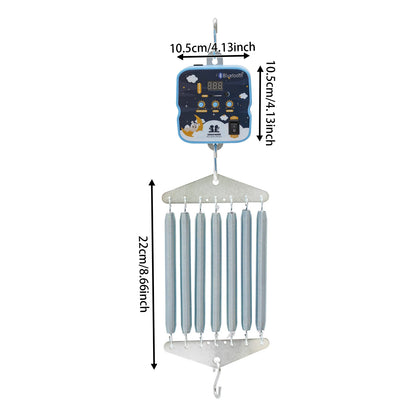 12W Electric Baby Swing Control, 7 Springs Baby Cradle Rocker Control, Adjustable Hanging Babies 0-12 Months