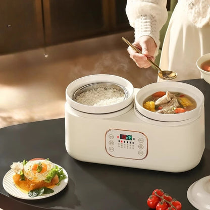 Ceramic Electric Stew Pot Porridge Cooker Porridge Stew Pot Electric Casserole Household Automatic Stew Pot Самогонный Аппарат