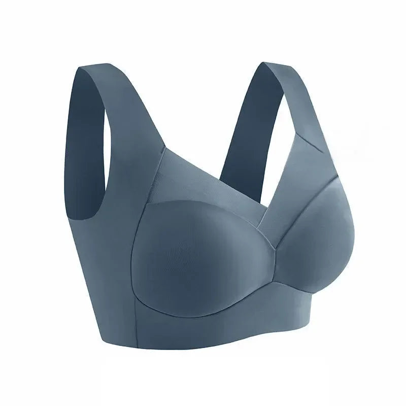 2 PCS Underwear Seamless Bra Women Is Sexy Large Size Tops Support Small Comfortable No Steel Ring Underwear L-6XL