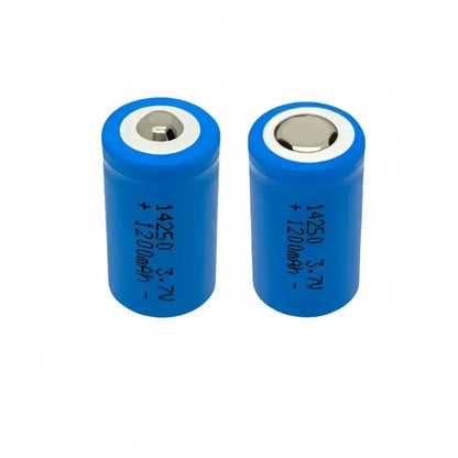 4pcs/lot 14250 rechargeable lithium battery LS14250 ER14250H 1/2-R6 1/2 AA 1200mah rechargeable 3.7V lithium battery