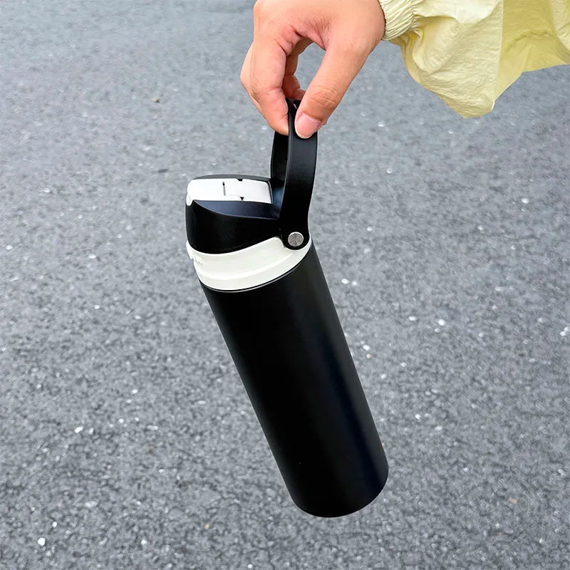 1pc Sports Cycling Water Bottle, 750ML Large Capacity Dual-Drinking Sports Water Bottle, Outdoor Portable Water Bottle