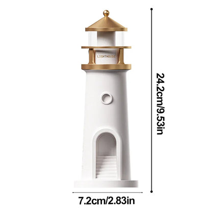 Lighthouse Projection Light Beacon Projector Light Decorative Creative Desktop Light Multi-Function for Living Room Bedroom