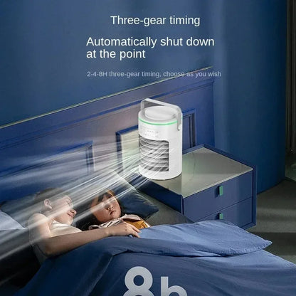 Desktop Air Conditioner Portable Air Conditioner Small Air Cooler Hydrocooling Portable Air Adjustment for Office Cooling Fans