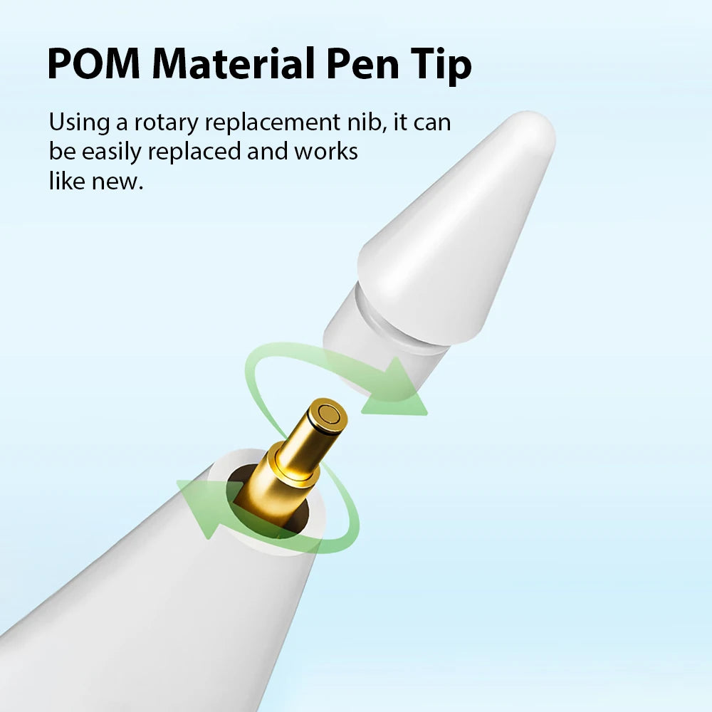 For Apple Pencil Stylus For iPad A16 Air 11 5 4 Pro 11th 13 12.9 M5 M4 M3 M2 Pens 10 9 8 10th 9th Generation Mini 7 6 Touch Pen