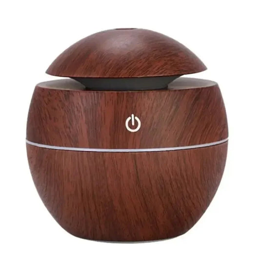 USB Ultrasonic Cool Mist Sprayer Essential Oil Fragrance Mini Home Wood Grain Air Humidifier Electric Air Aroma Diffuser Purifie by PDG ibma