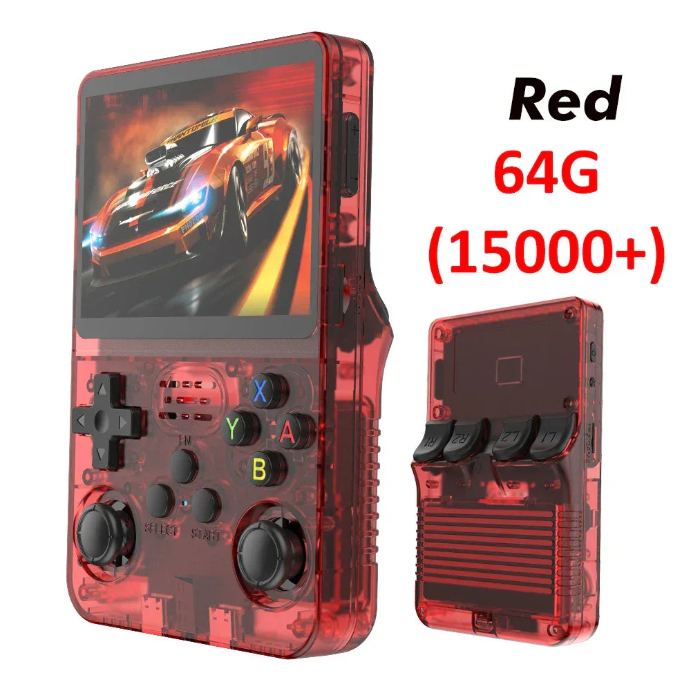 R36S Retro Handheld Video Game Console Linux System 3.5 Inch IPS Screen R35s Pro Portable Pocket Video Player Games 64G/128G