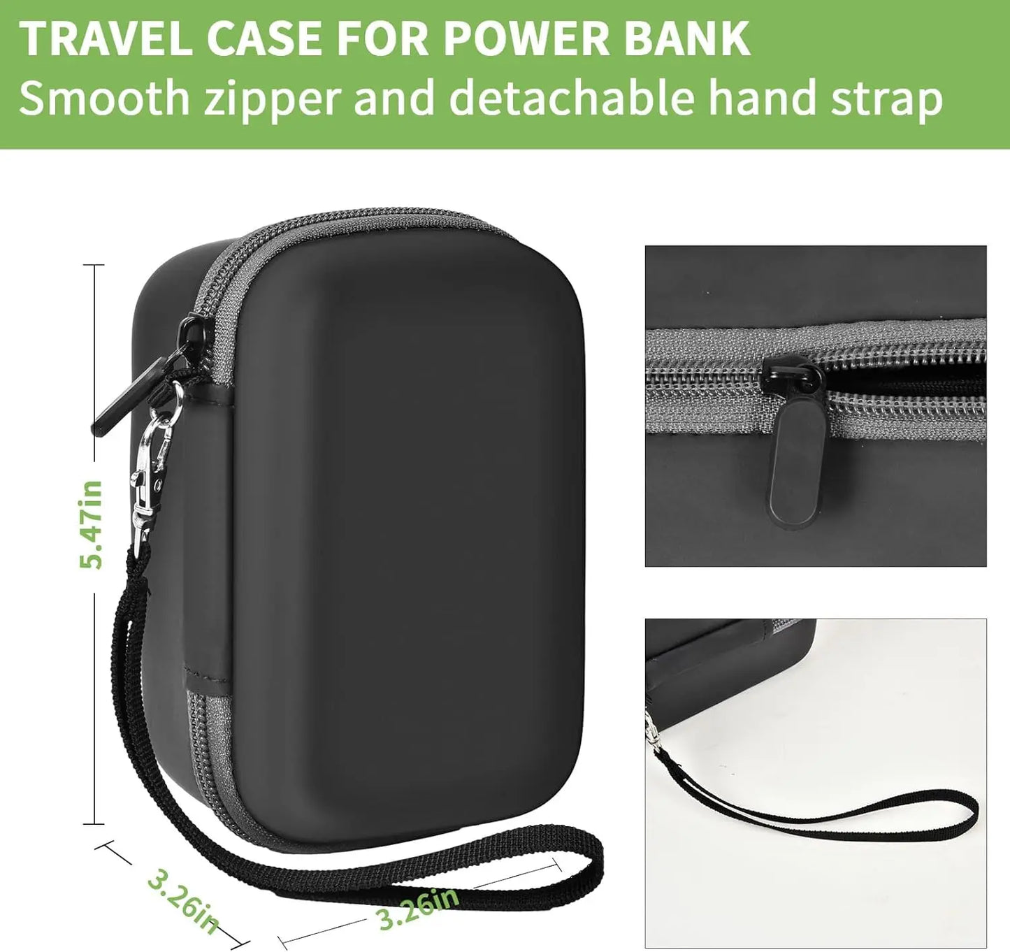 （CASE ONLY) Case Compatible with Anker Prime Power Bank 20,000mAh Portable Charger with 200W Output, Battery Pack Power Station