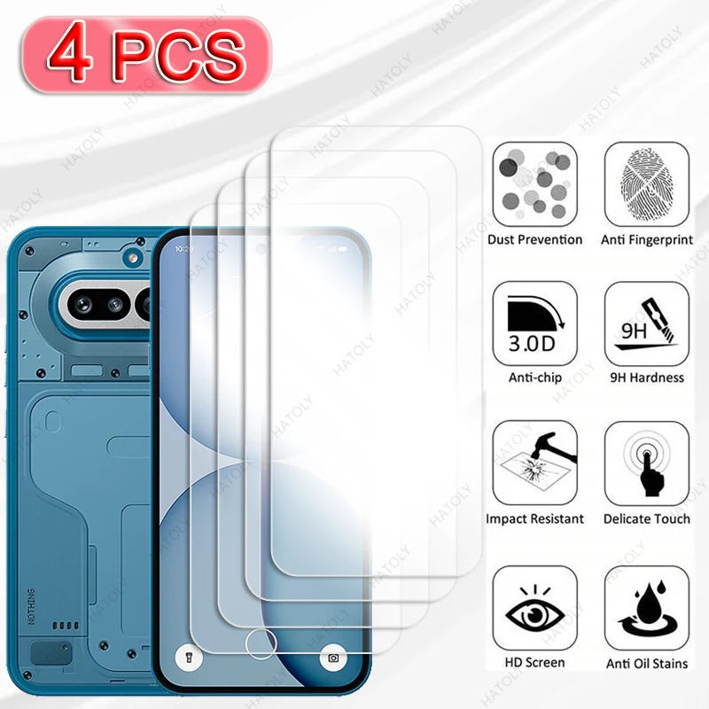For Nothing Phone 4a Pro Glass Clear HD Protective Film For Nothing Phone 4a Temperd Film Screen Protector Camera Lens Protector by PDG ibma