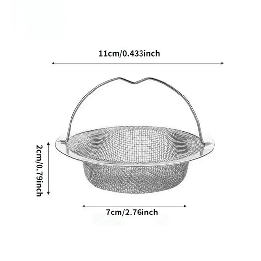 1Pc Stainless Steel Kitchen Sink Filter, Garbage Food Residue/Hair Catcher, Keep Your Bathtub by PDG ibma