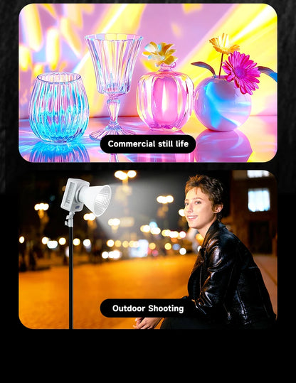 Miaotu RGB Photography Light G230W G330W Portable LED Video Lamp 2800K-6500K Studio Live Fill Light