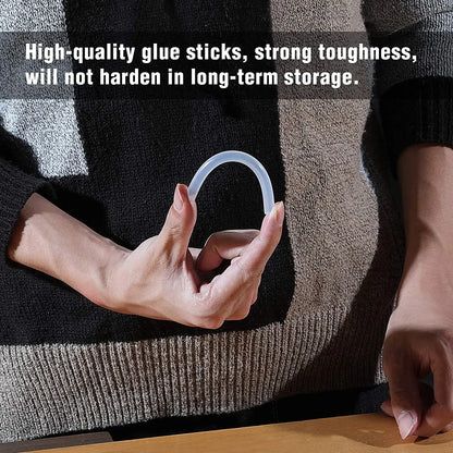 500g Hot Melt Glue Stick With a Diameter Of 7mm 11mm And a Length Of 10cm 15cm Clear Adhesive Glue Sticks for DIY Sealing Repair