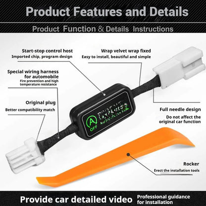 Auto Start Stop Off For Honda 10th Generation Accord Civic HRV URV CRV ZRV Inspire Breeze Crider Envix Auto Start-stop Disabler
