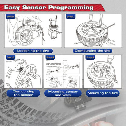 Autel TPMS MX Sensor 315MHz 433MHz Sensor 2in1 Clone-able Programming Sensors For TS501 TS508 Tire Pressure Monitoring Car Tool